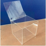 caixa em acrílico com tampa Cuiabá