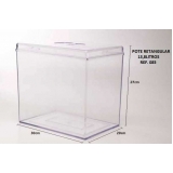 caixa em acrílico grande Vitória