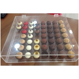 Caixa Acrílico para Doces