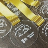 medalha de honra de acrílico Natal