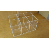 onde encontro caixa em acrílico com divisórias Natal