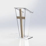 onde encontro púlpito de madeira com acrílico São Paulo