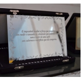onde vende placas de homenagem de acrílico Palmas