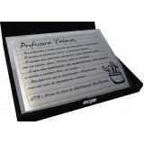 Placas de Homenagem ao Professor