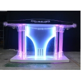 púlpito de acrílico com led Rio de Janeiro