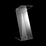 púlpito em acrílico de cristal Natal