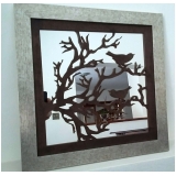 quadros com acrílico espelhado preço Maceió