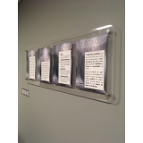 quadros de acrílico informativos Belém