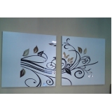 Quadros com Acrílico Espelhado