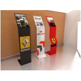 quanto custa display de chão personalizado em acrílico Porto Velho