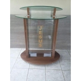 quanto custa púlpito de madeira com acrílico Fortaleza