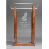 quanto custa púlpito em acrílico para igrejas Rio Branco