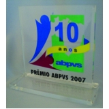 troféu em acrílico preço Curitiba