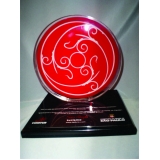 troféus acrílico redondo São Paulo