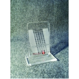 troféus em acrílico Natal