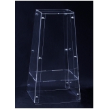urna acrílico grande preço Macapá