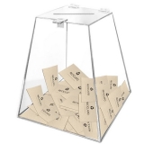 urna acrílico sorteio Goiânia